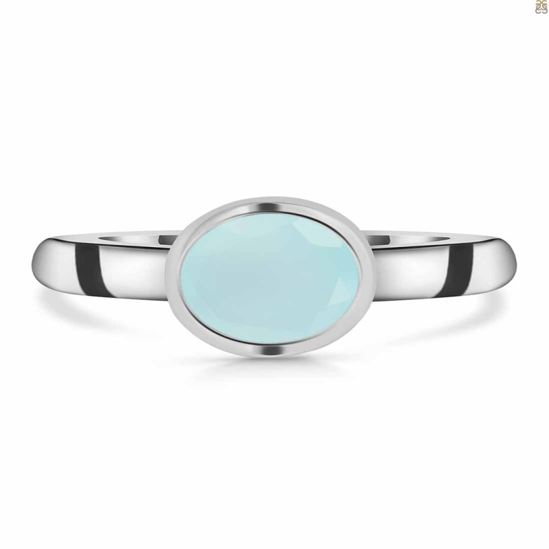 Blue Chalcedony Ring BLX-RDR-4026.