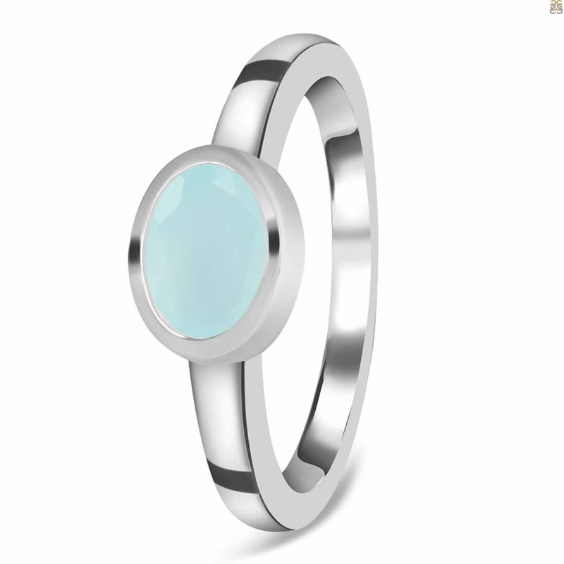 Blue Chalcedony Ring