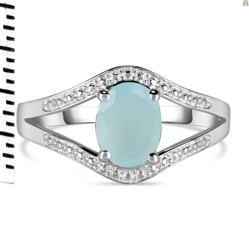 Blue Chalcedony Ring BLX-RDR-9.
