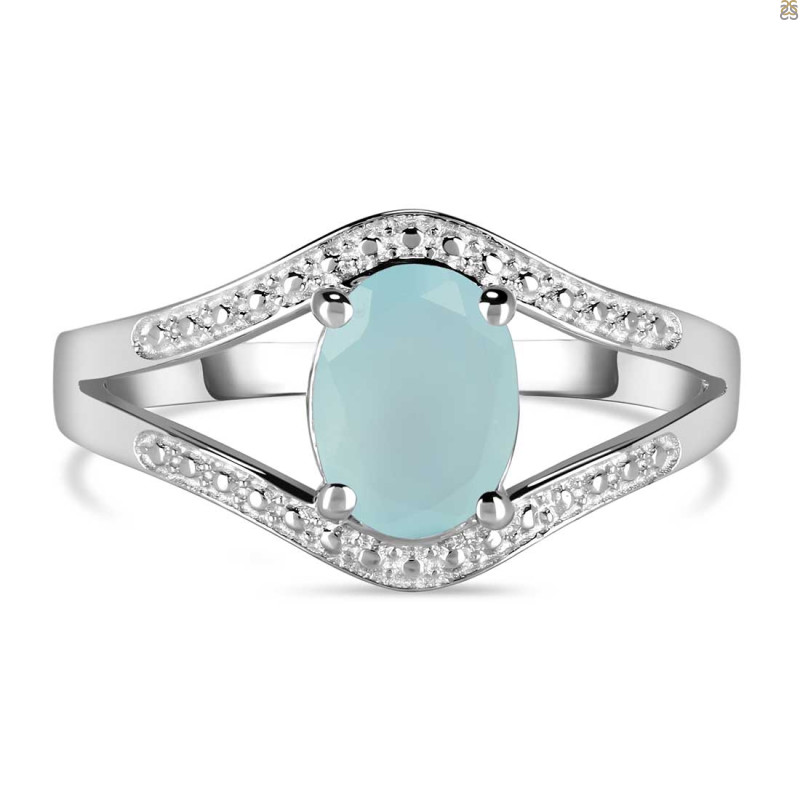 Blue Chalcedony Ring BLX-RDR-9.