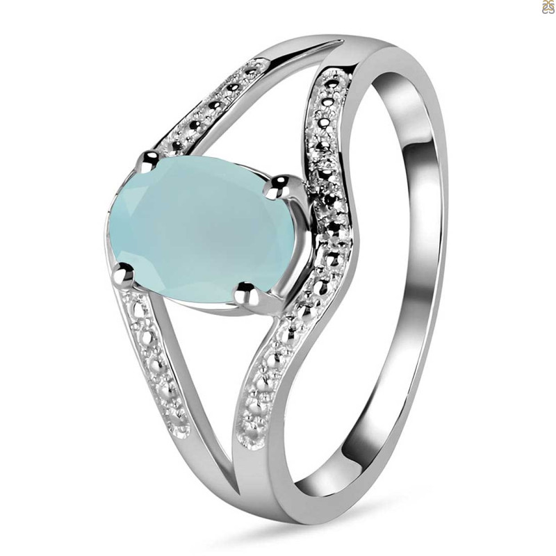 Blue Chalcedony Ring BLX-RDR-9.