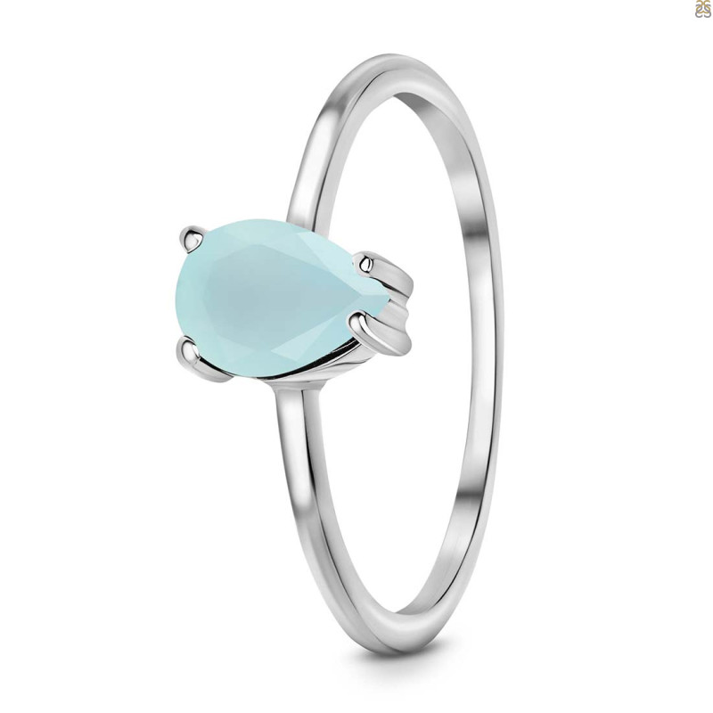 Blue Chalcedony Ring
