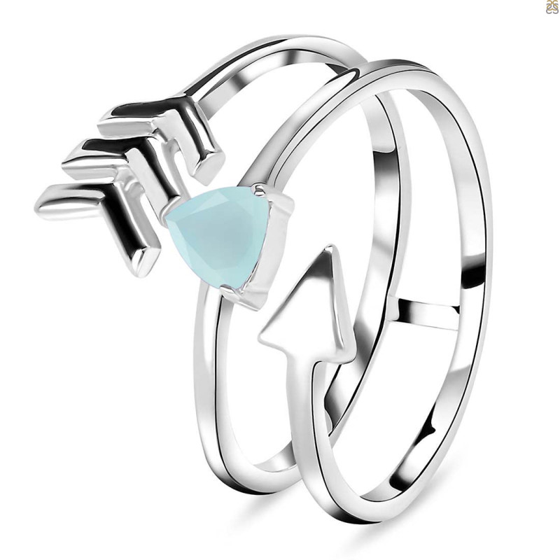 Blue Chalcedony Ring