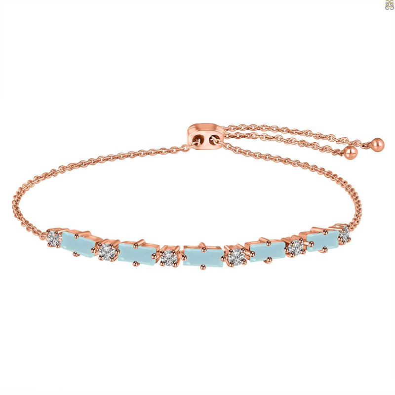 Blue Chalcedony Bracelet