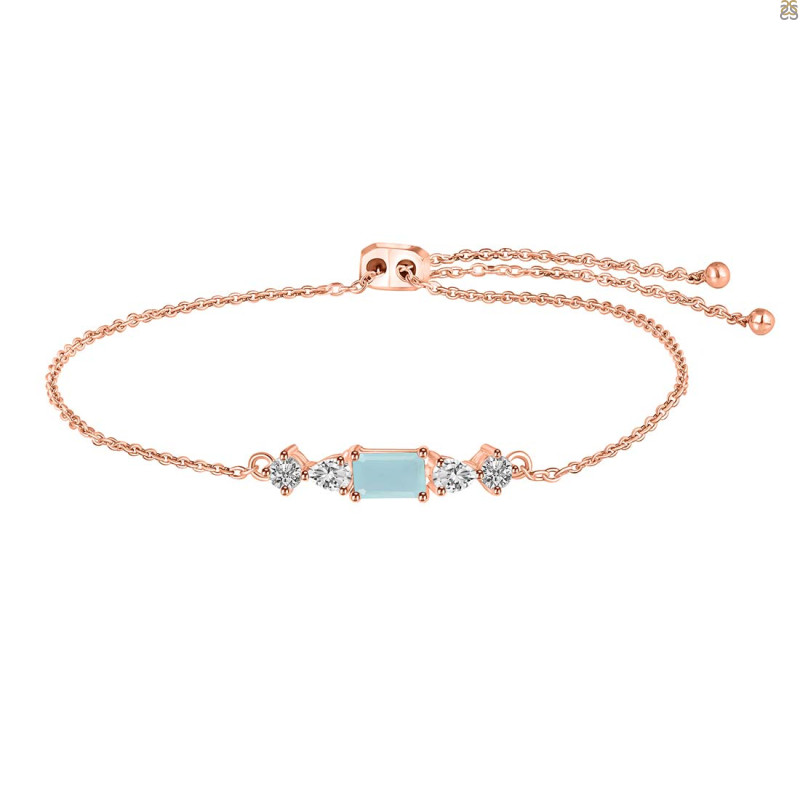 Blue Chalcedony Bracelet