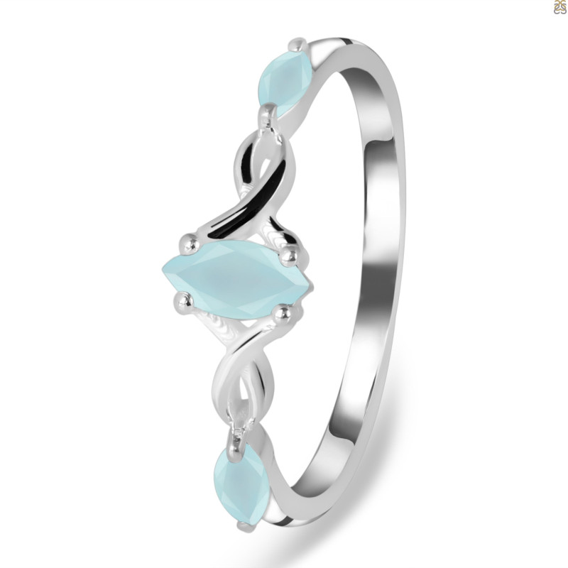 Blue Chalcedony Ring