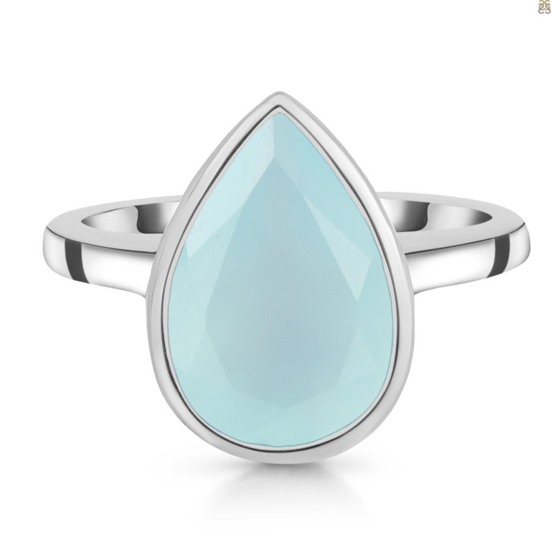 Blue Chalcedony Ring BLX-RDR-2855.