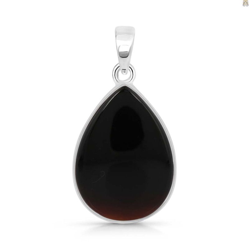 Black Onyx Pendant-SP BOX-1-335