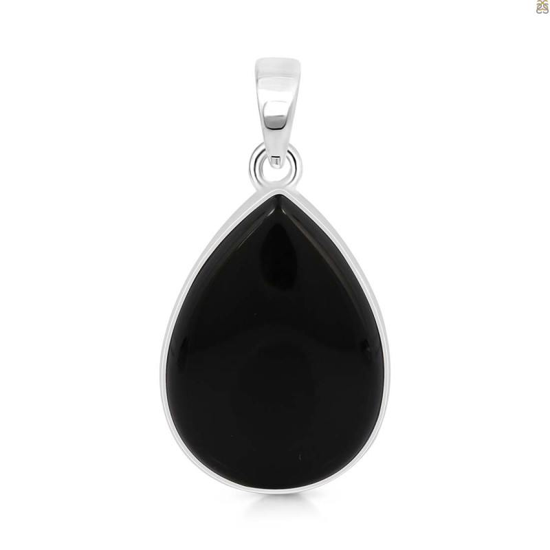 Black Onyx Pendant-SP BOX-1-339