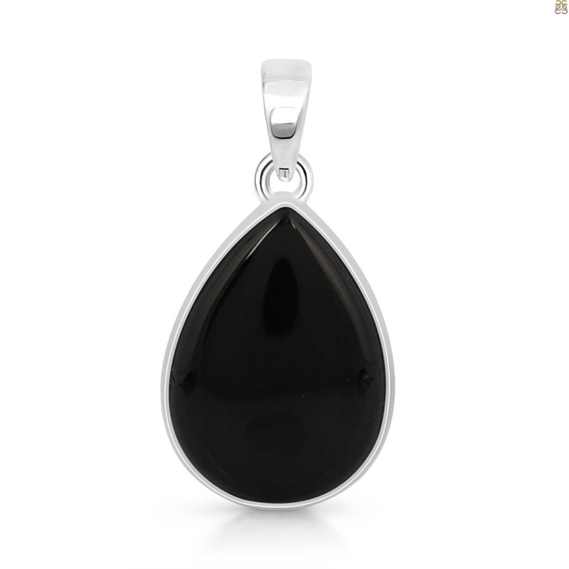Black Onyx Pendant-SP BOX-1-341