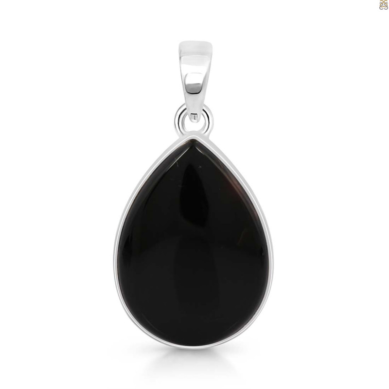 Black Onyx Pendant-SP BOX-1-342