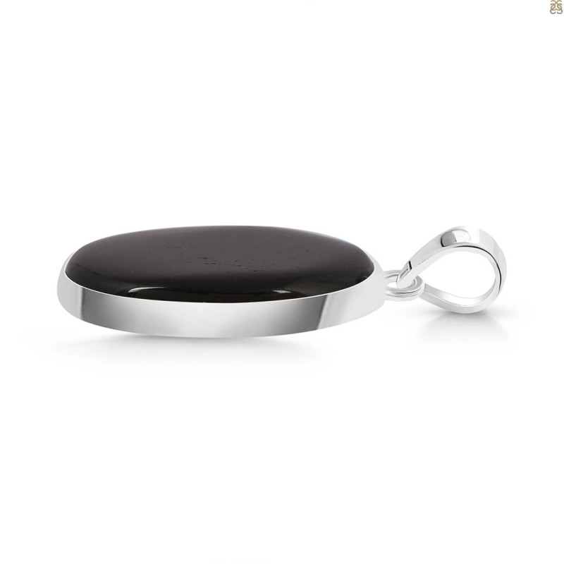 Black Onyx Pendant-SP BOX-1-345