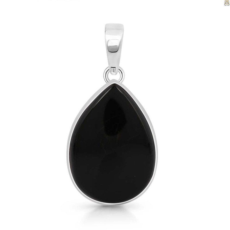 Black Onyx Pendant-SP BOX-1-346