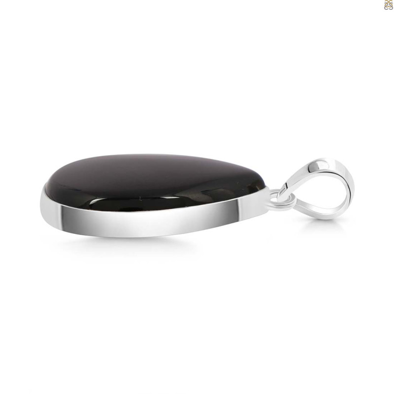 Black Onyx Pendant-SP BOX-1-347