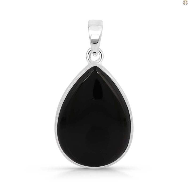 Black Onyx Pendant-SP BOX-1-369