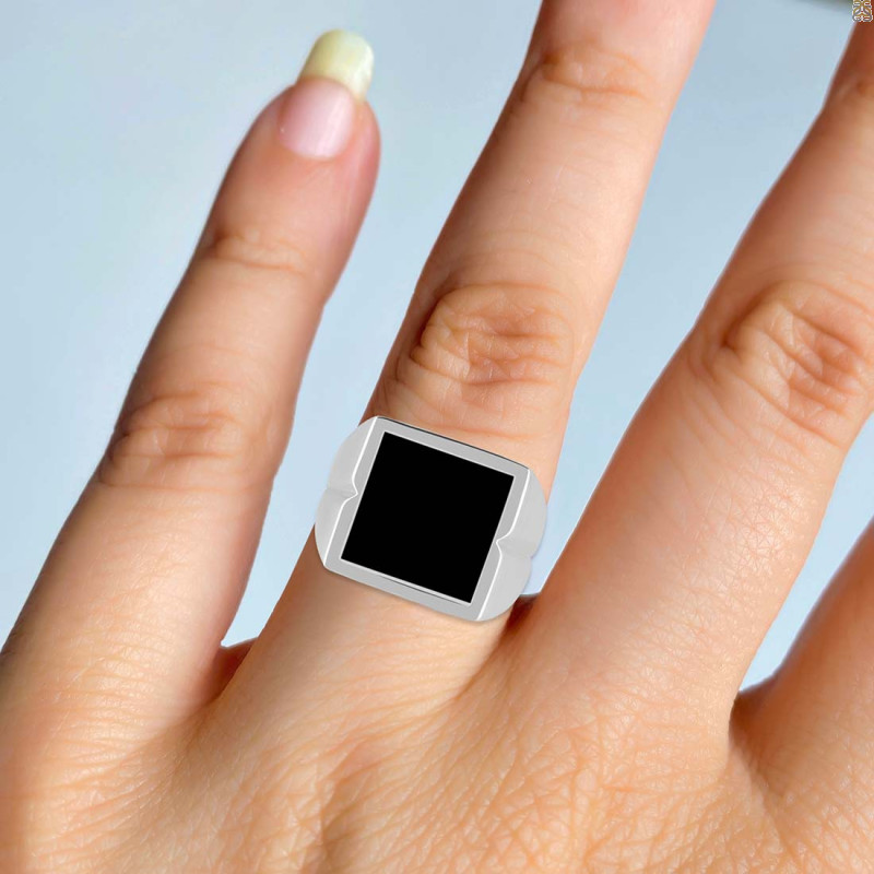 Black Onyx Ring BOX-RDR-3267.