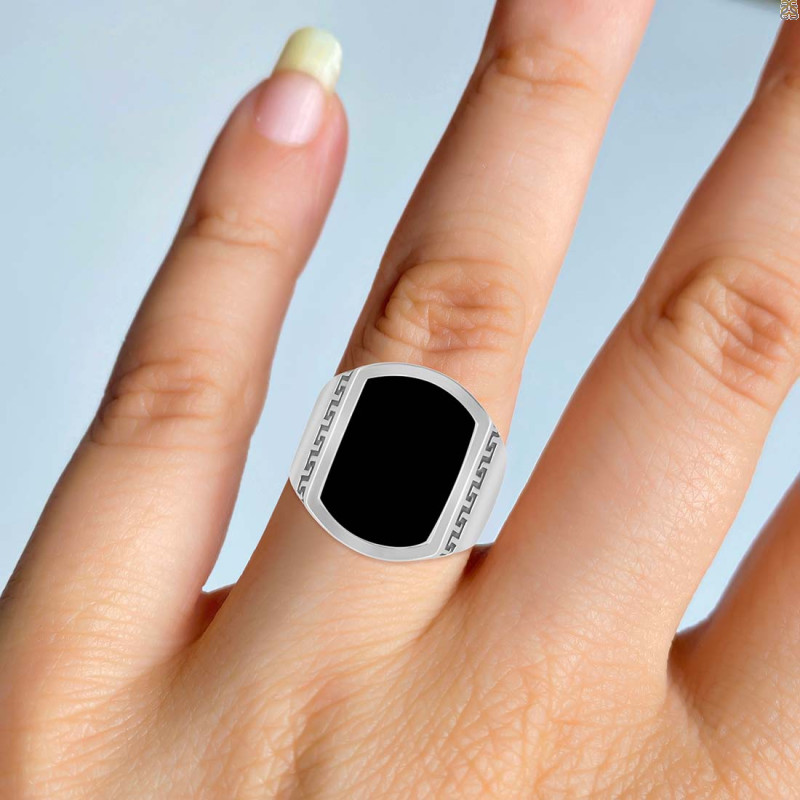 Black Onyx Ring BOX-RDR-3268.