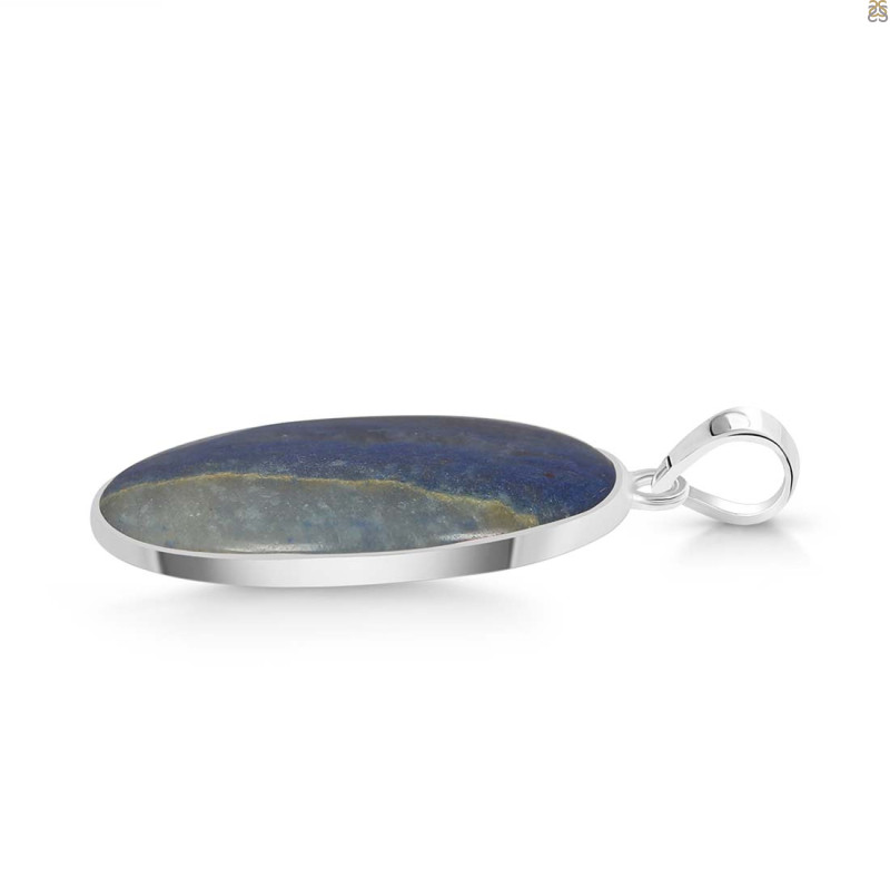 Blue Quartz Pendant-SP BQZ-1-12