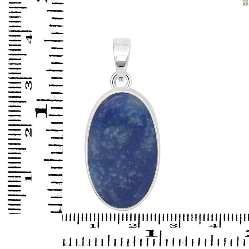 Blue Quartz Pendant-SP BQZ-1-14