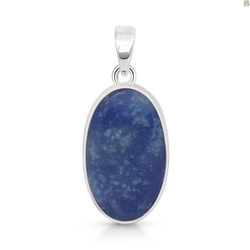 Blue Quartz Pendant-SP BQZ-1-14