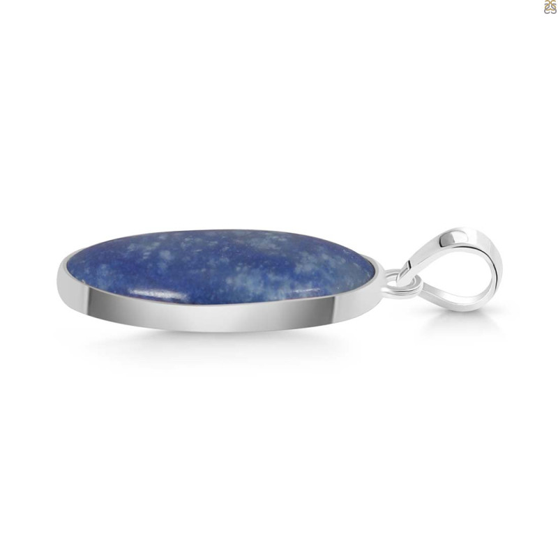 Blue Quartz Pendant-SP BQZ-1-14