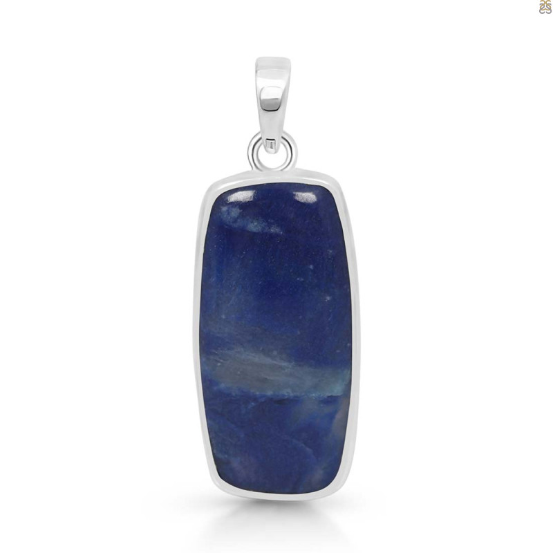 Blue Quartz Pendant-SP BQZ-1-18