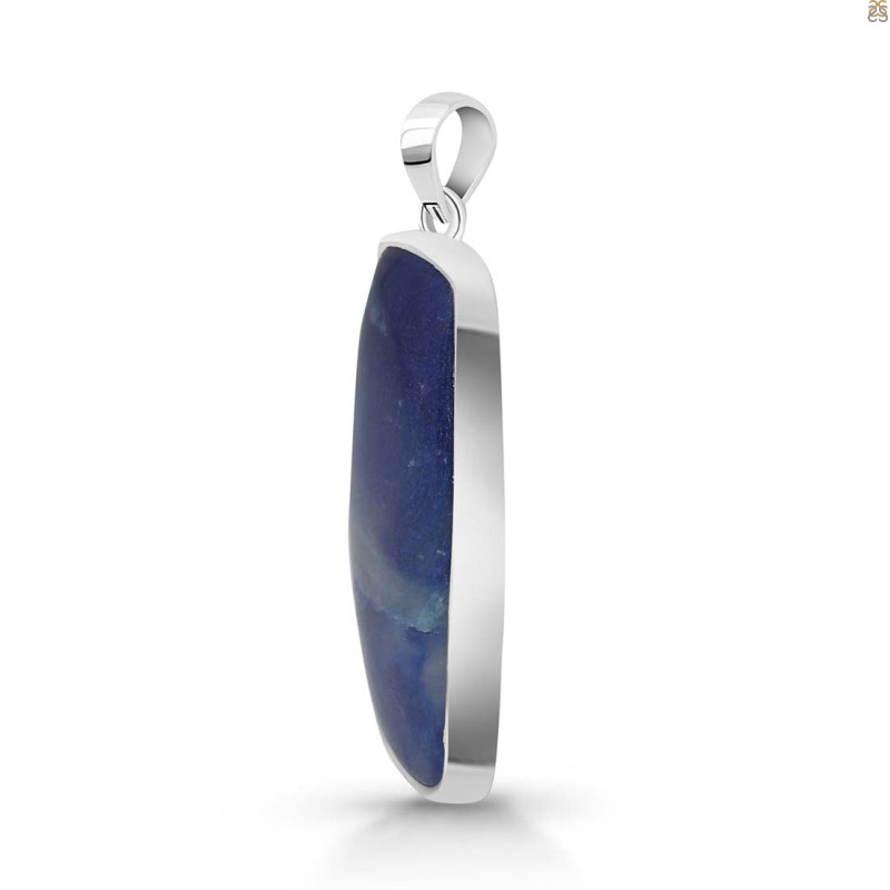 Blue Quartz Pendant-SP BQZ-1-18