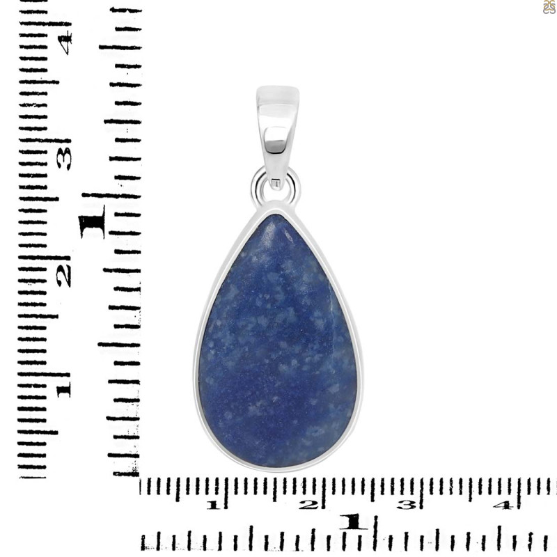 Blue Quartz Pendant-SP BQZ-1-19