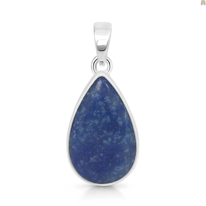 Blue Quartz Pendant-SP BQZ-1-19