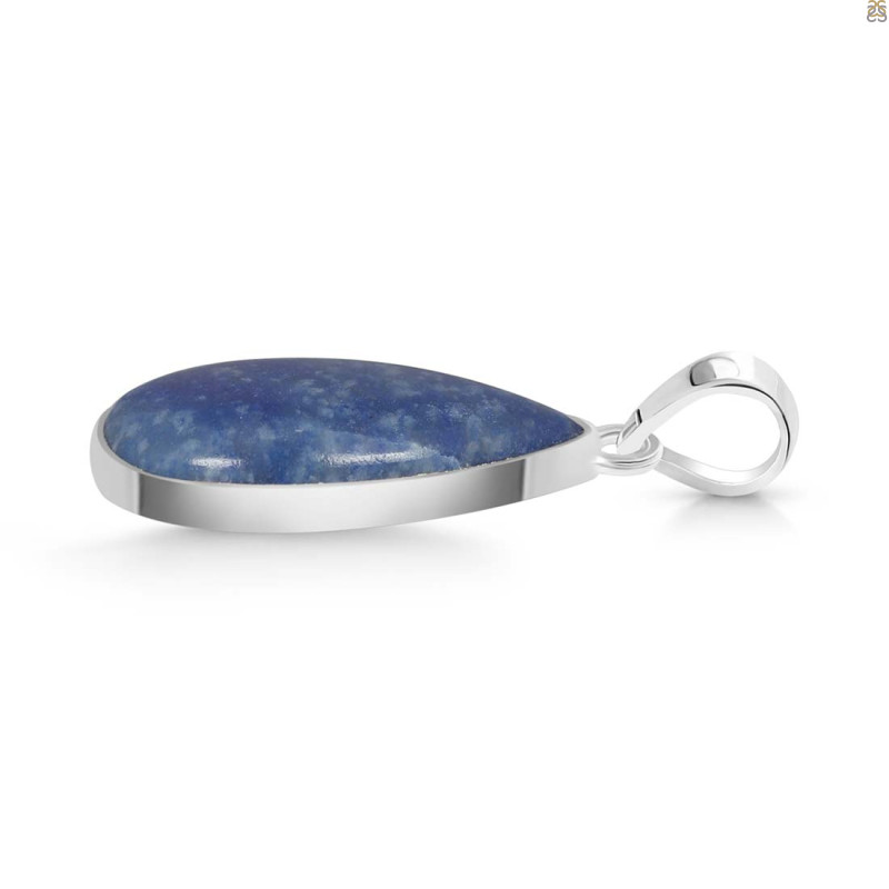Blue Quartz Pendant-SP BQZ-1-19