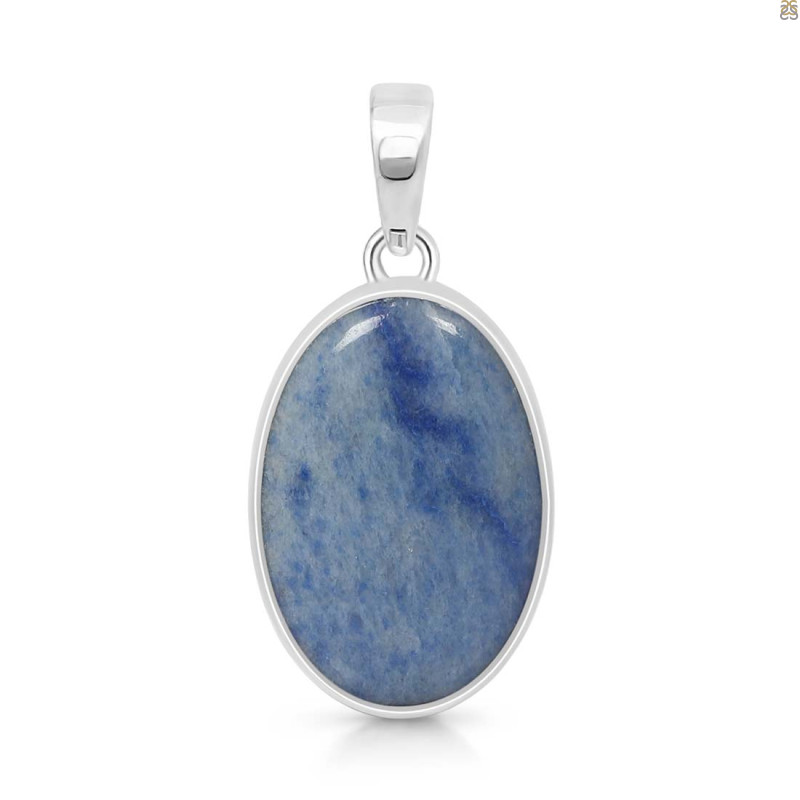 Blue Quartz Pendant-SP BQZ-1-23