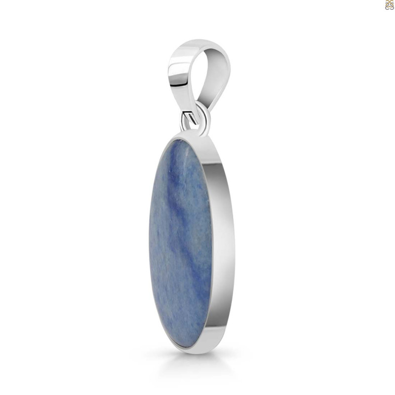 Blue Quartz Pendant-SP BQZ-1-23