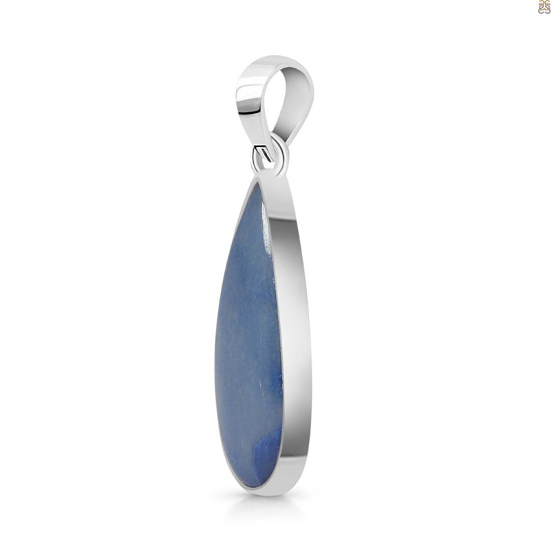 Blue Quartz Pendant-SP BQZ-1-24