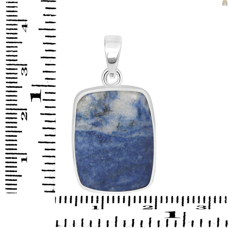 Blue Quartz Pendant-SP BQZ-1-25