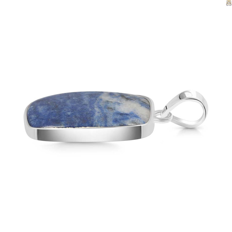 Blue Quartz Pendant-SP BQZ-1-25