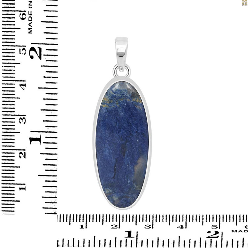 Blue Quartz Pendant-SP BQZ-1-27