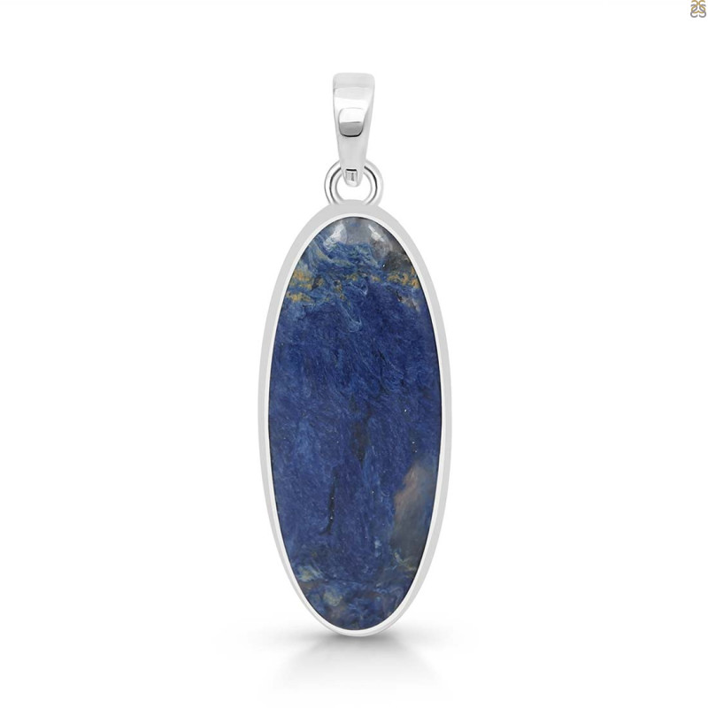 Blue Quartz Pendant-SP BQZ-1-27