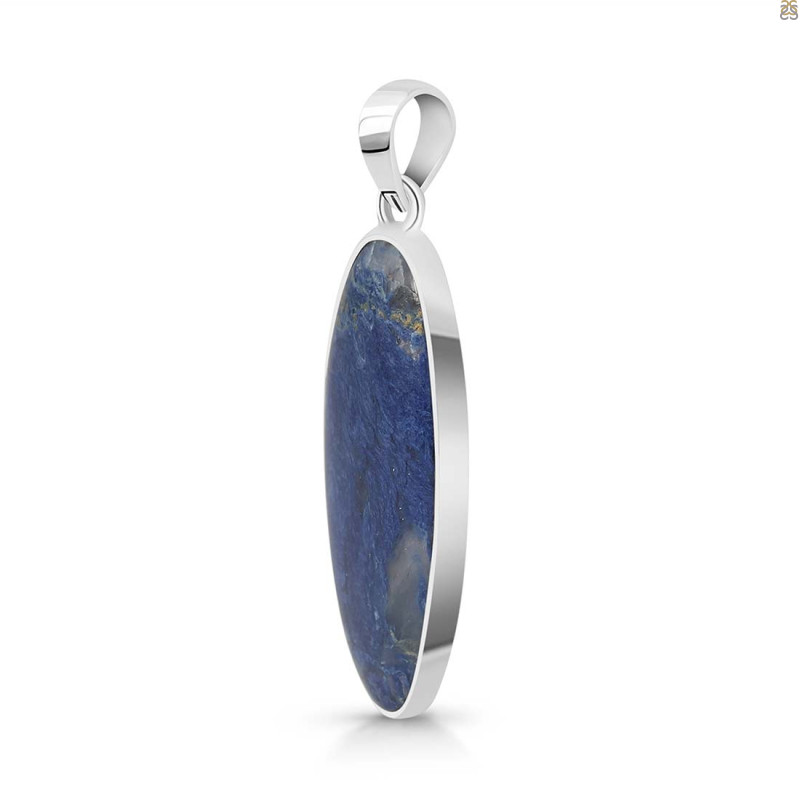 Blue Quartz Pendant-SP BQZ-1-27