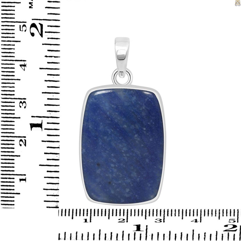 Blue Quartz Pendant-SP BQZ-1-4