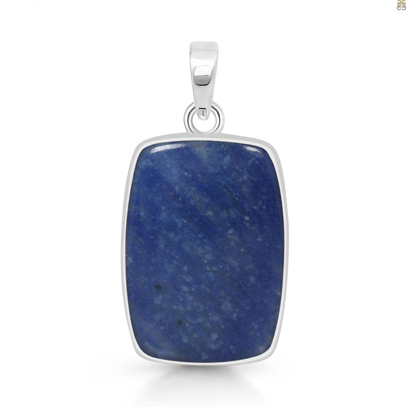 Blue Quartz Pendant-SP BQZ-1-4