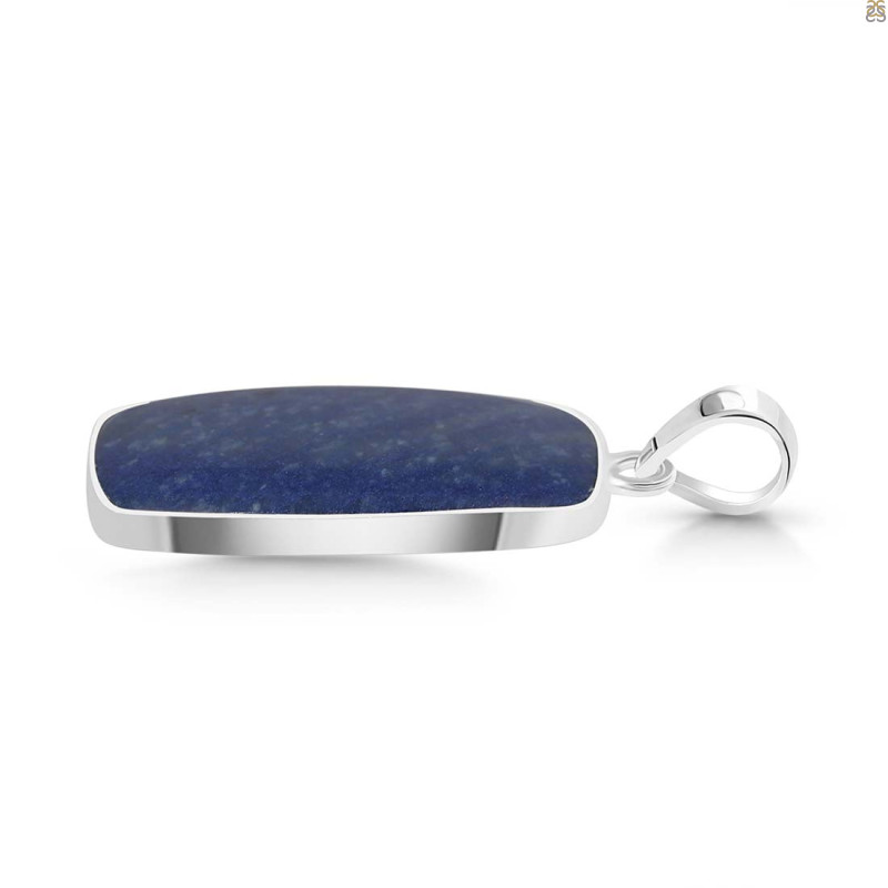 Blue Quartz Pendant-SP BQZ-1-4