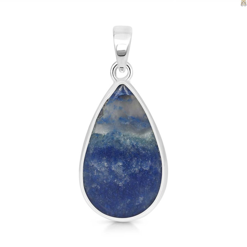 Blue Quartz Pendant-SP BQZ-1-8