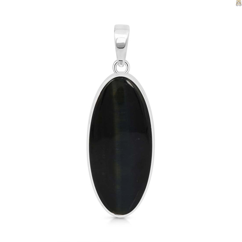 Blue Tiger Eye Pendant-SP BTE-1-11