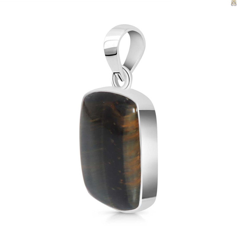 Blue Tiger Eye Pendant-SP