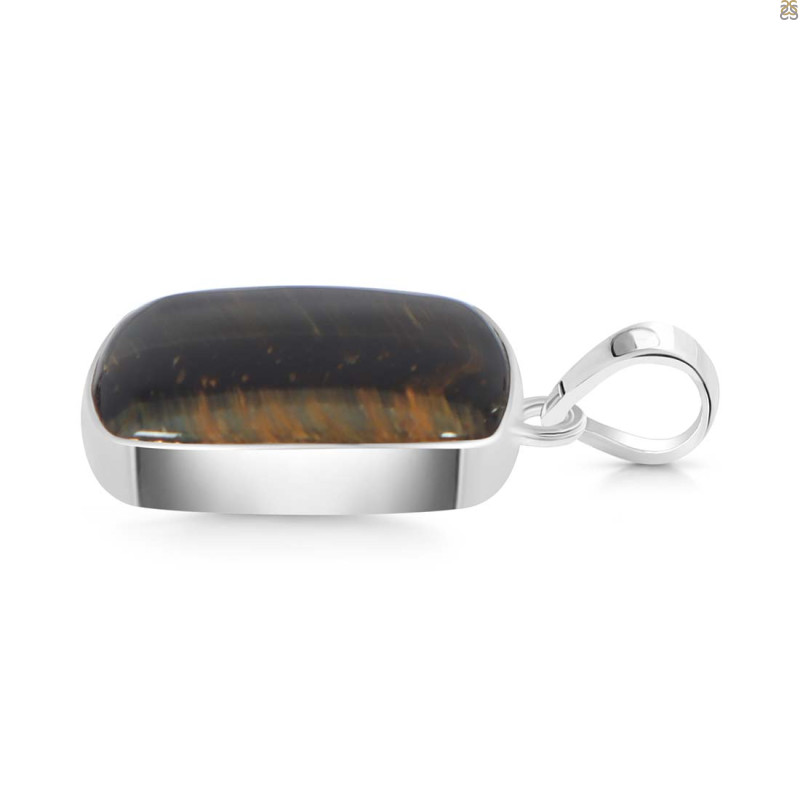 Blue Tiger Eye Pendant-SP BTE-1-25