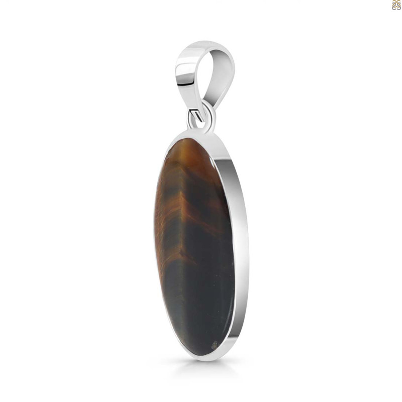 Blue Tiger Eye Pendant-SP