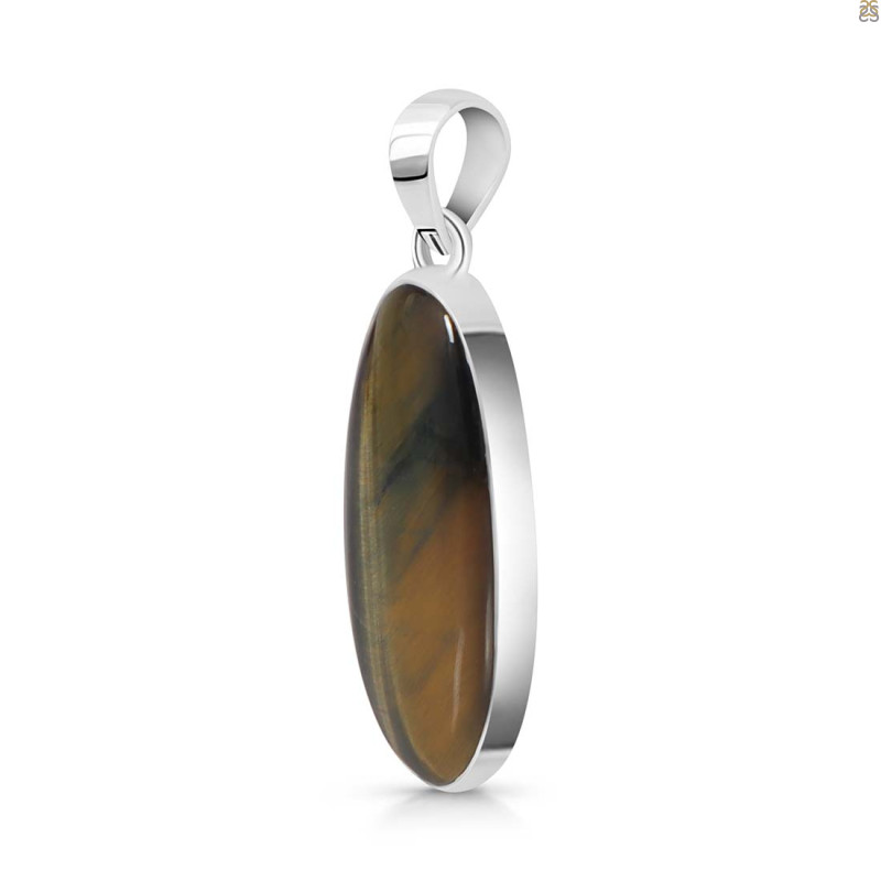 Blue Tiger Eye Pendant-SP
