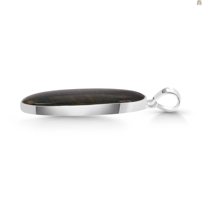Blue Tiger Eye Pendant-SP BTE-1-37
