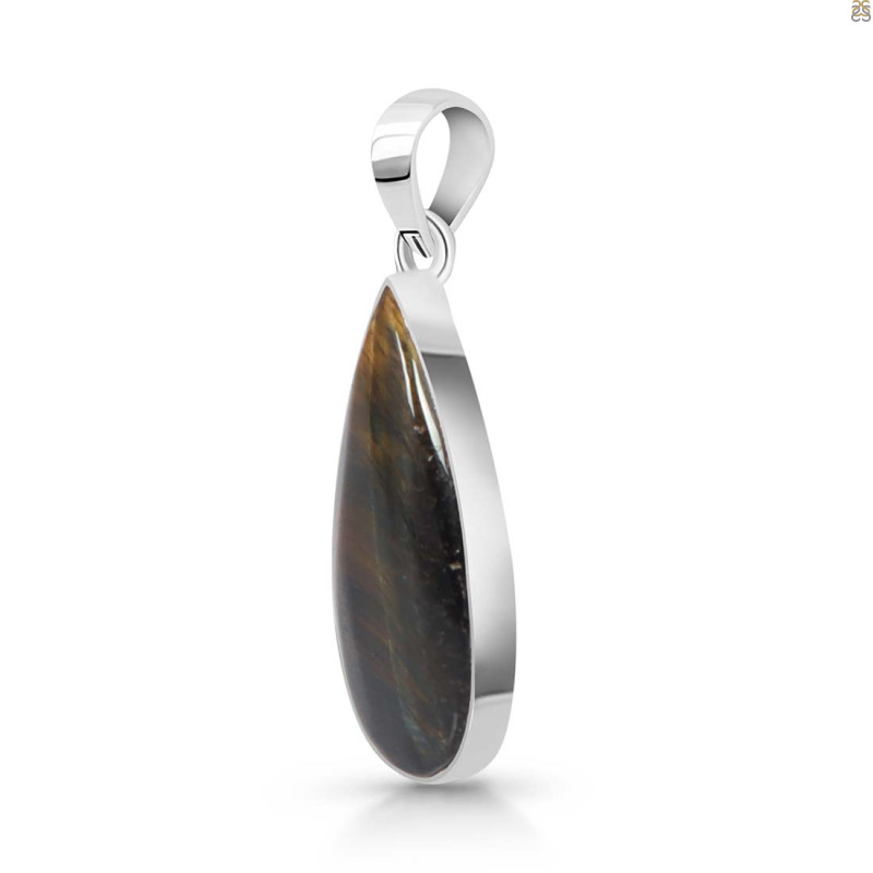 Blue Tiger Eye Pendant-SP