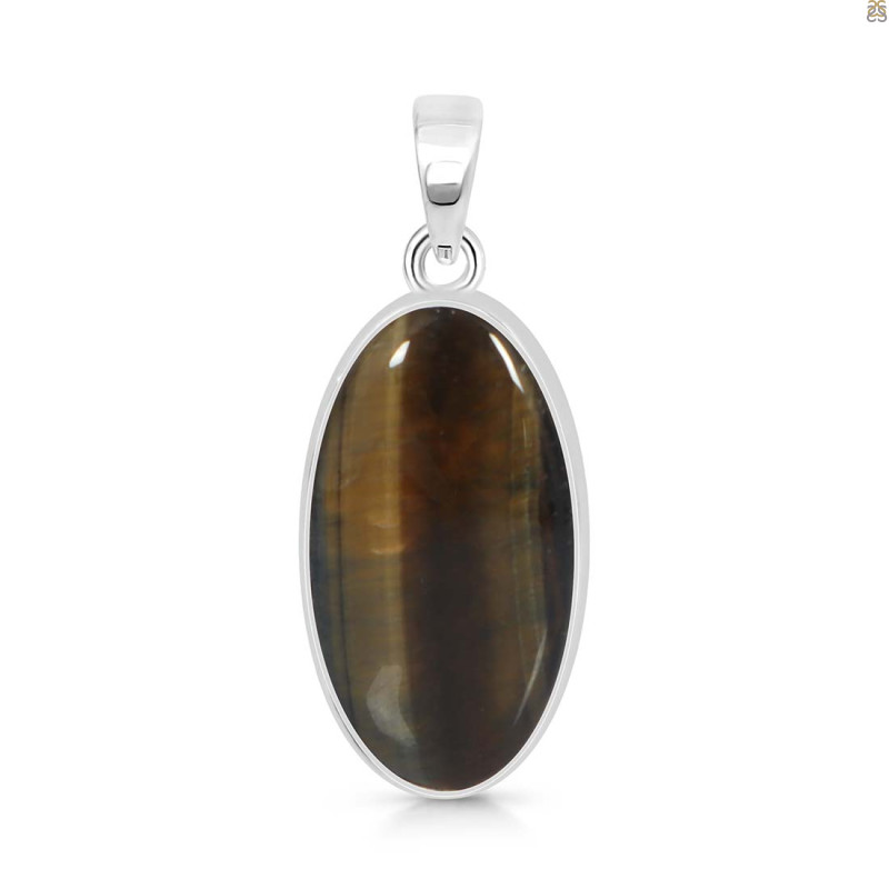 Blue Tiger Eye Pendant-SP BTE-1-43
